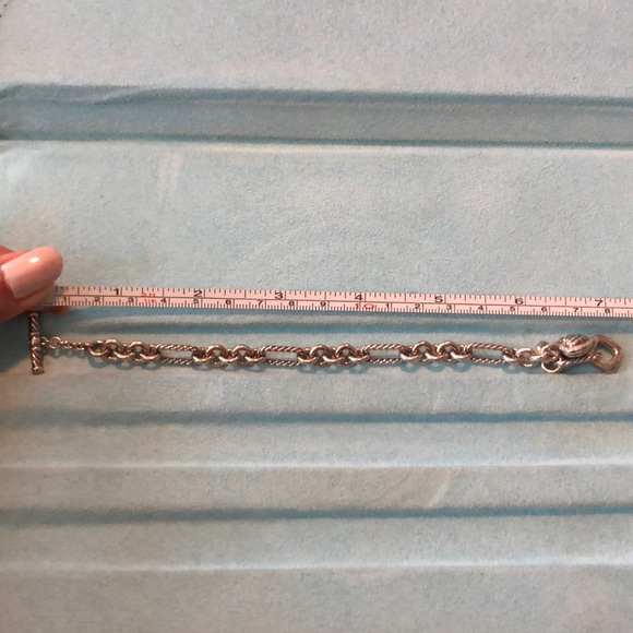 David Yurman Chainlink Heart Bracelet - Picture 3 of 3